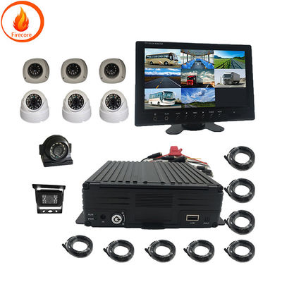 Benutzerdefiniertes Fahrzeugkamera-Überwachungssystem HDMI 4-Wege-Auto-Video-Recorder