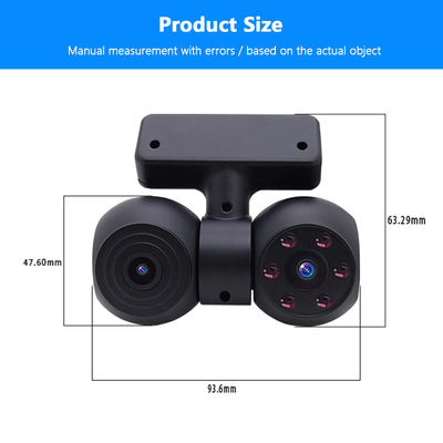 Patentiertes Design HP 1080P Mini Dash Cam Dual Kamera versteckt für Auto Fisheye