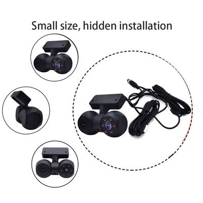 Patentiertes Design HP 1080P Mini Dash Cam Dual Kamera versteckt für Auto Fisheye