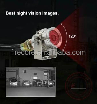 4K CCTV Anti-Explosion Fisheye PTZ Kamera Edelstahl für Lastwagen Eingebaut in MIC Starlight IR