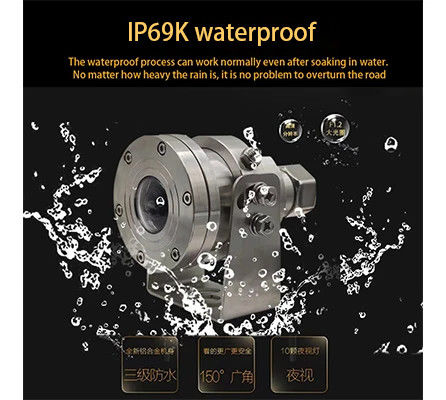 4K CCTV Anti-Explosion Fisheye PTZ Kamera Edelstahl für Lastwagen Eingebaut in MIC Starlight IR