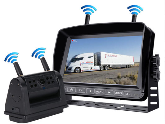 HD Combo 7-Zoll-Bildschirm Wiederaufladbare Batterie Wireless Backup Imaging Rückwärtskamera
