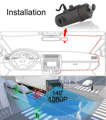 2MP 4G WIFI Remote Monitor Mini Dual Dashboard Kamera DVR für Motorrad mit GPS ADAS DMS BSD
