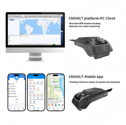 Firecore HX-880 24H Loop Recording 4G WIFI G-Sensor DMS ADAS BSD Dashcam Rückseite Vorderseite Innenkamera für Taxibus